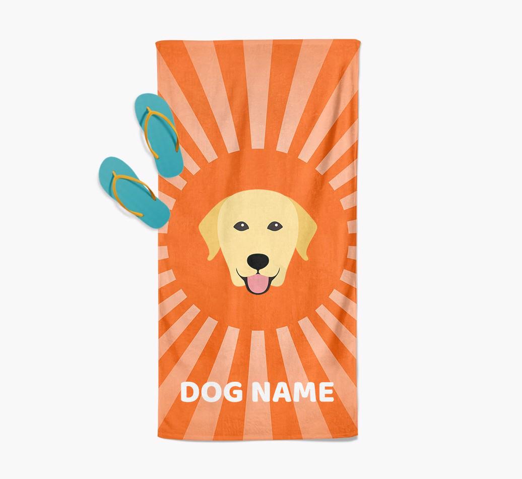 'Rays' - Personalized {breedFullName} Towel