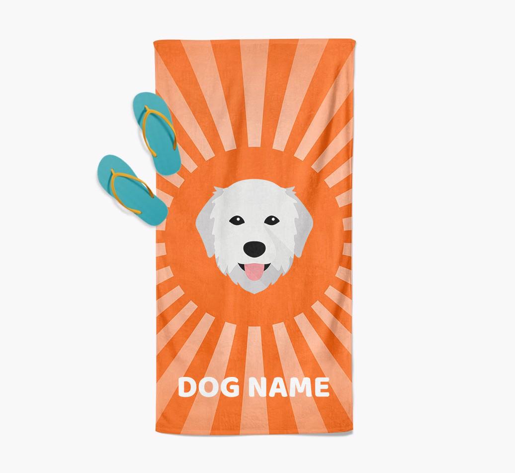 'Rays' - Personalized {breedFullName} Towel