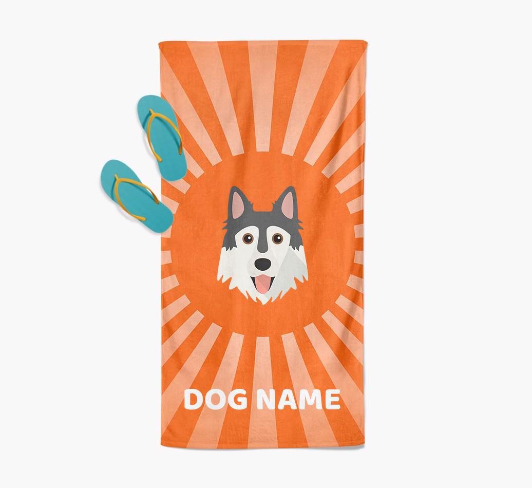 'Rays' - Personalized {breedFullName} Towel