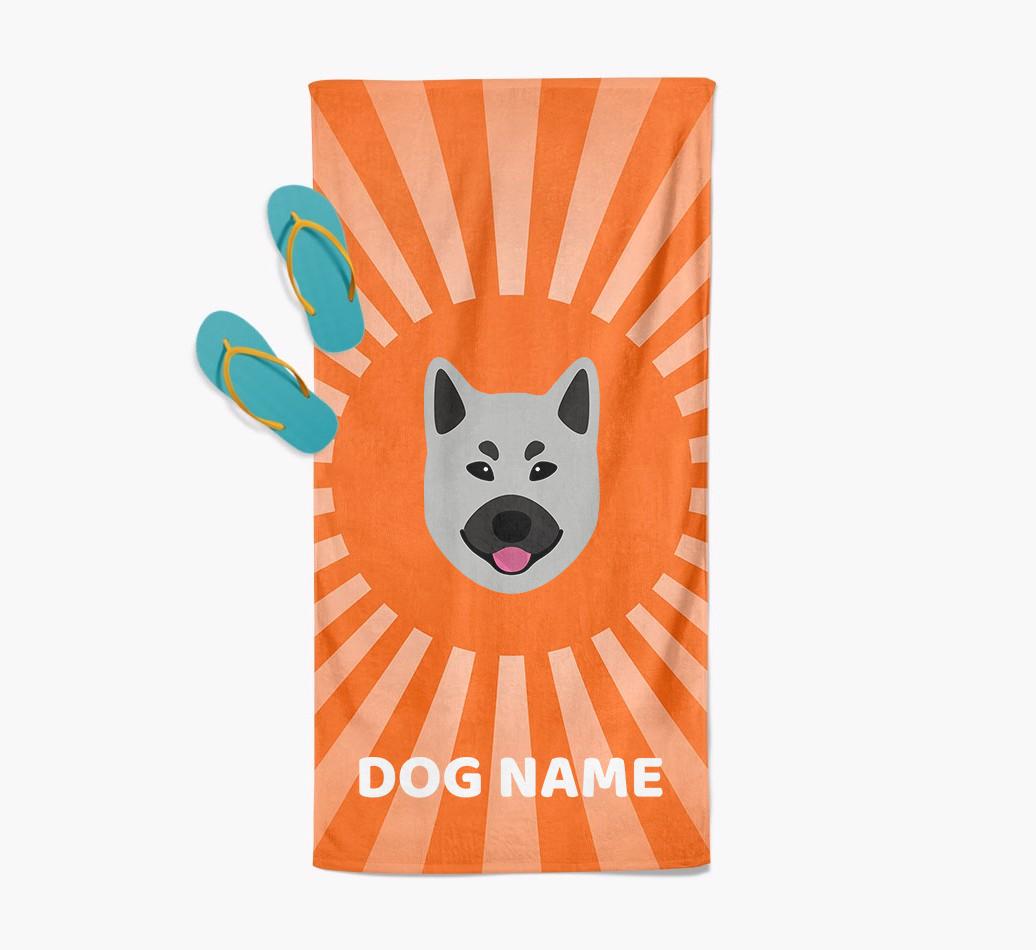 'Rays' - Personalized {breedFullName} Towel