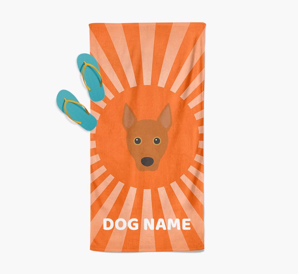 'Rays' - Personalized {breedFullName} Towel