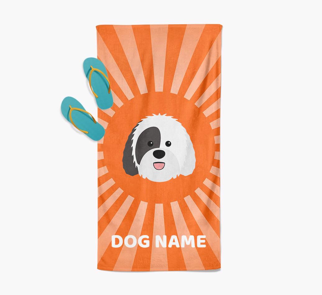 'Rays' - Personalized {breedFullName} Towel