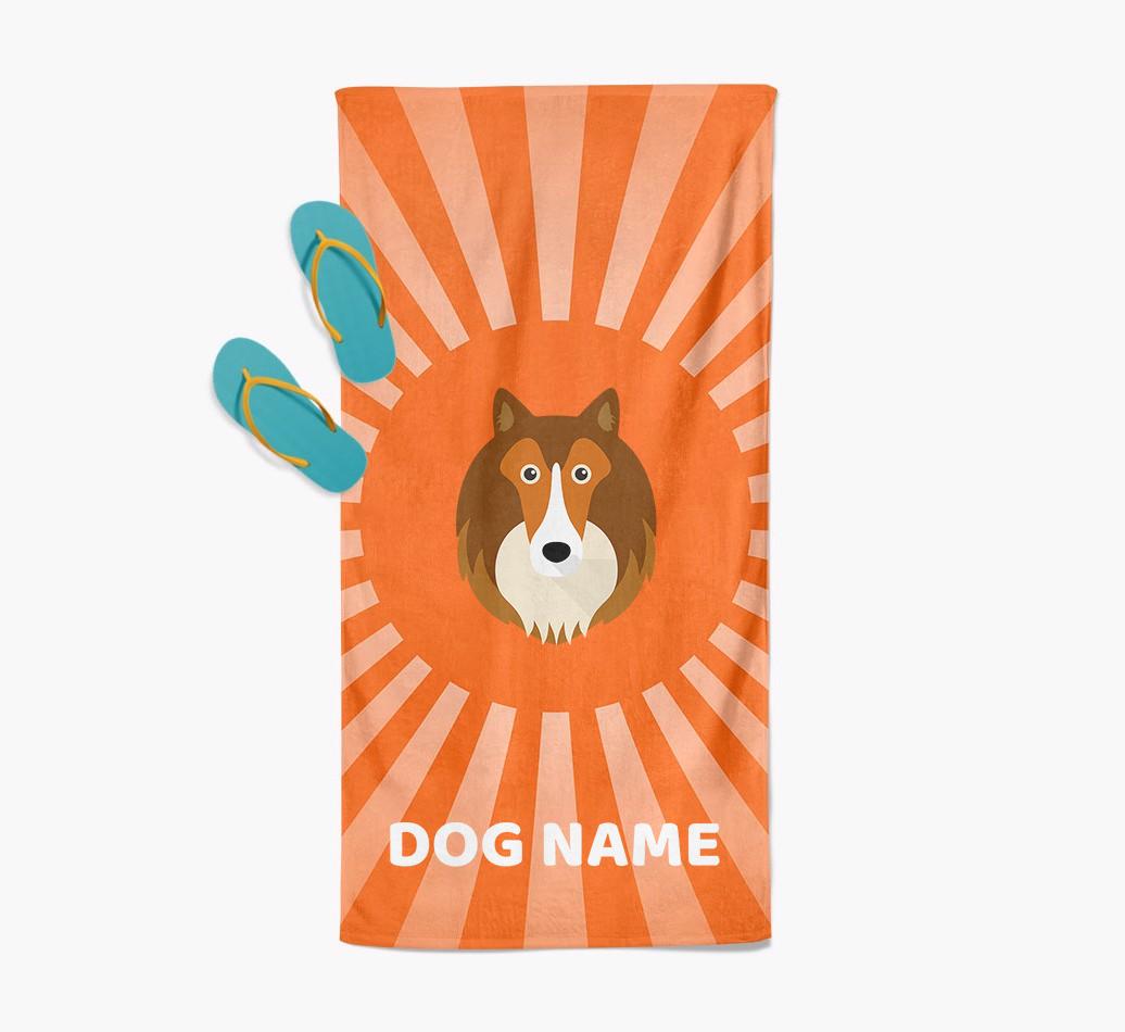 'Rays' - Personalized {breedFullName} Towel