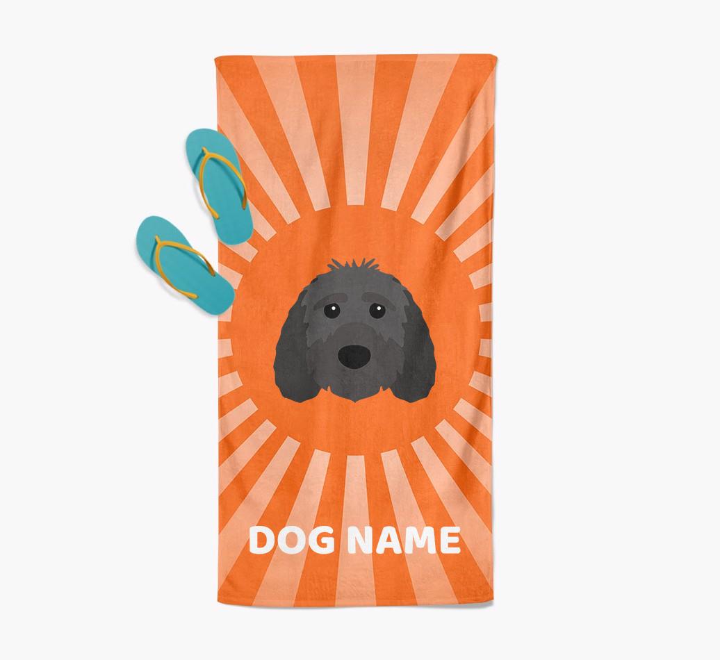 'Rays' - Personalized {breedFullName} Towel