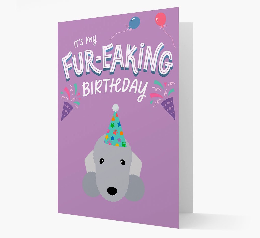 'It's My Fur-eaking Birthday': Personalised {breedFullName} Card