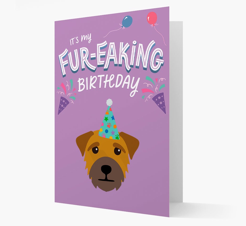 'It's My Fur-eaking Birthday': Personalised {breedFullName} Card