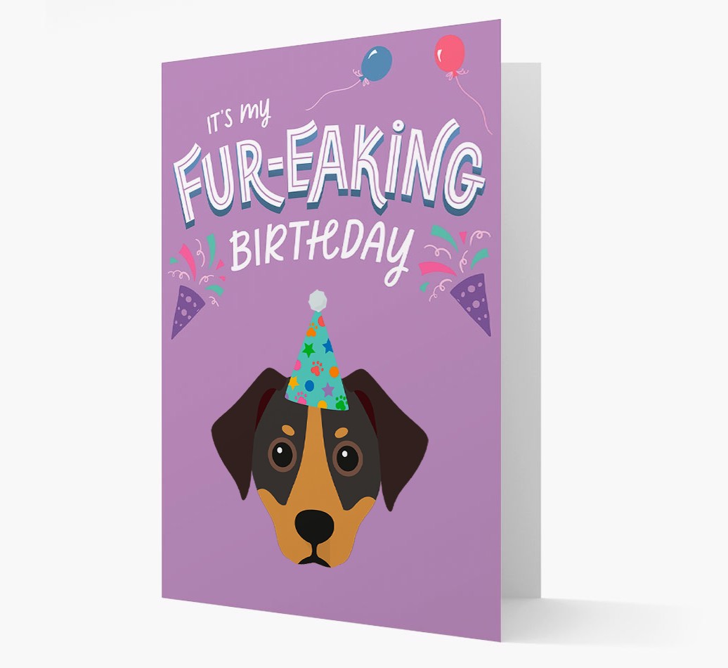 'It's My Fur-eaking Birthday': Personalised {breedFullName} Card