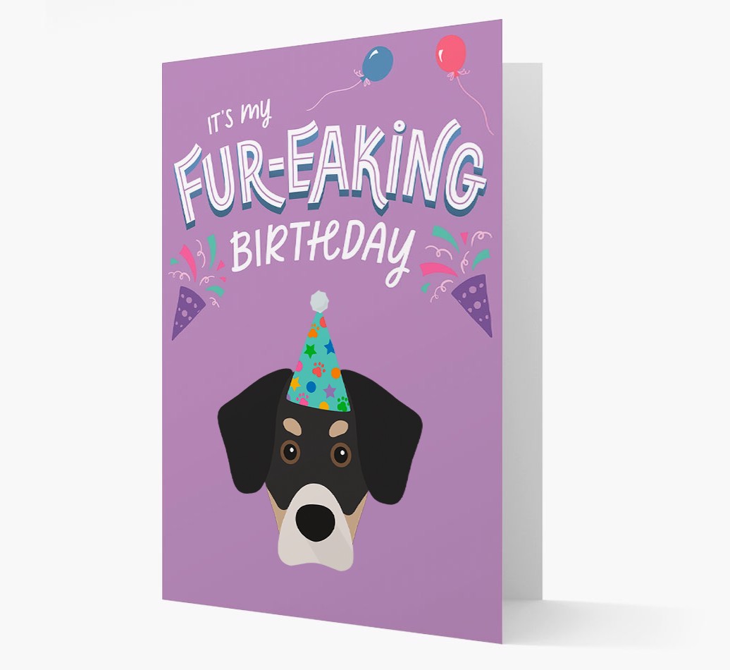 'It's My Fur-eaking Birthday': Personalised {breedFullName} Card