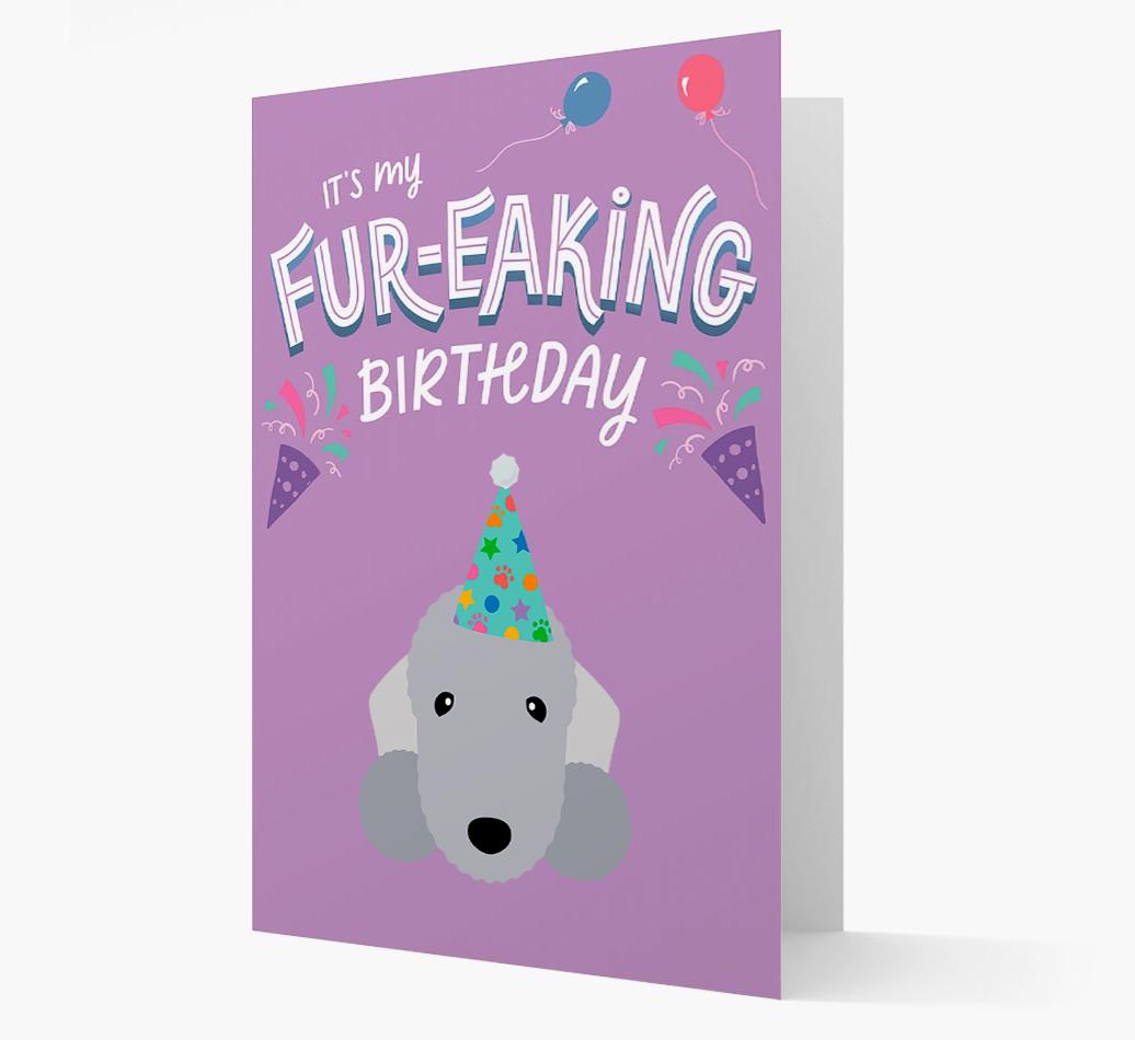 'It's My Fur-eaking Birthday': Personalized {breedFullName} Card