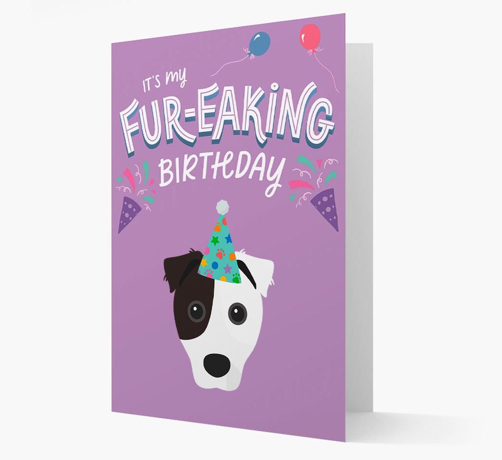 'It's My Fur-eaking Birthday': Personalized {breedFullName} Card