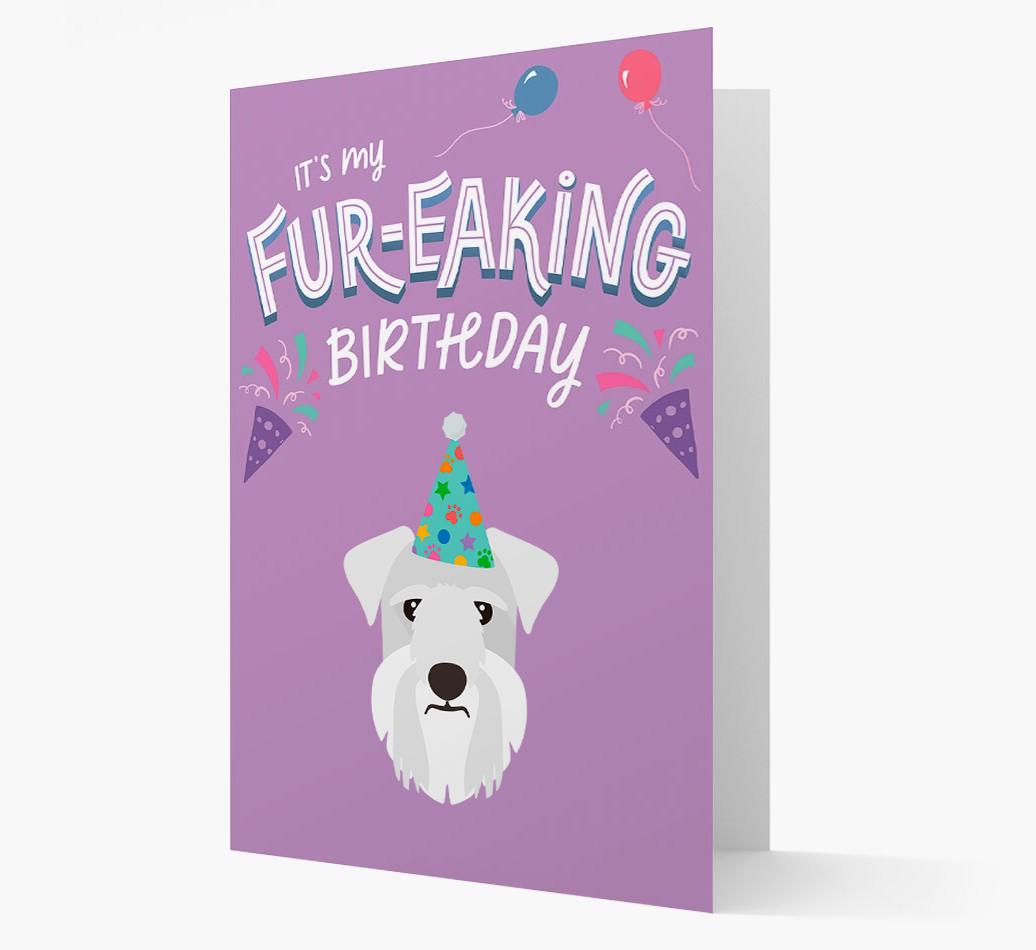 'It's My Fur-eaking Birthday': Personalized {breedFullName} Card