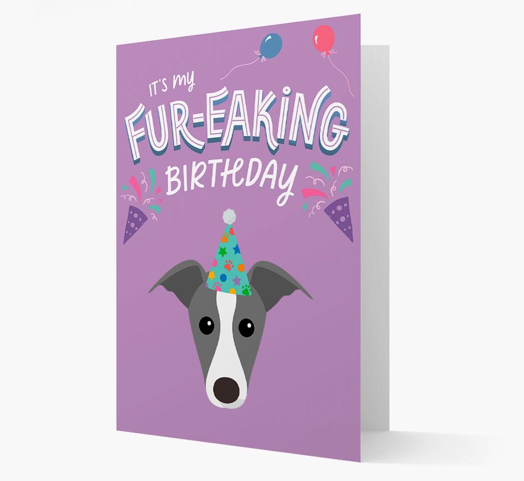 'It's My Fur-eaking Birthday': Personalized {breedFullName} Card