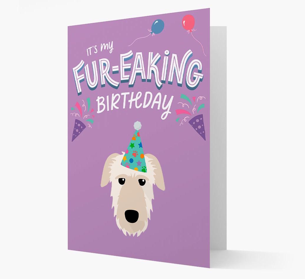 'It's My Fur-eaking Birthday': Personalized {breedFullName} Card