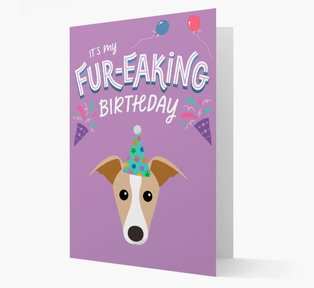 'It's My Fur-eaking Birthday': Personalized {breedFullName} Card