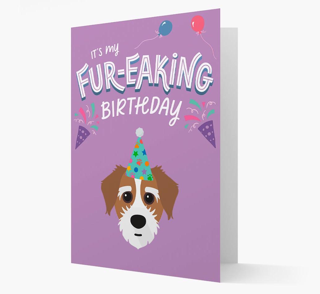 'It's My Fur-eaking Birthday': Personalized {breedFullName} Card
