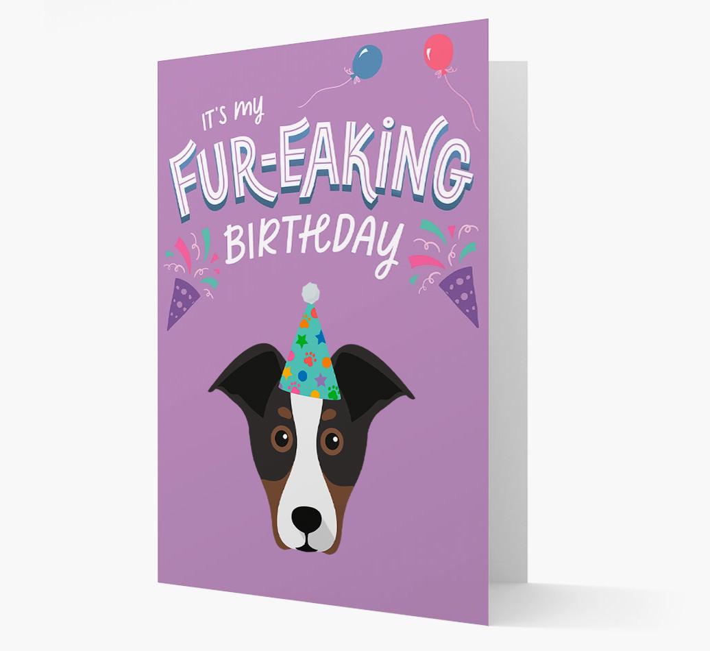 'It's My Fur-eaking Birthday': Personalized {breedFullName} Card