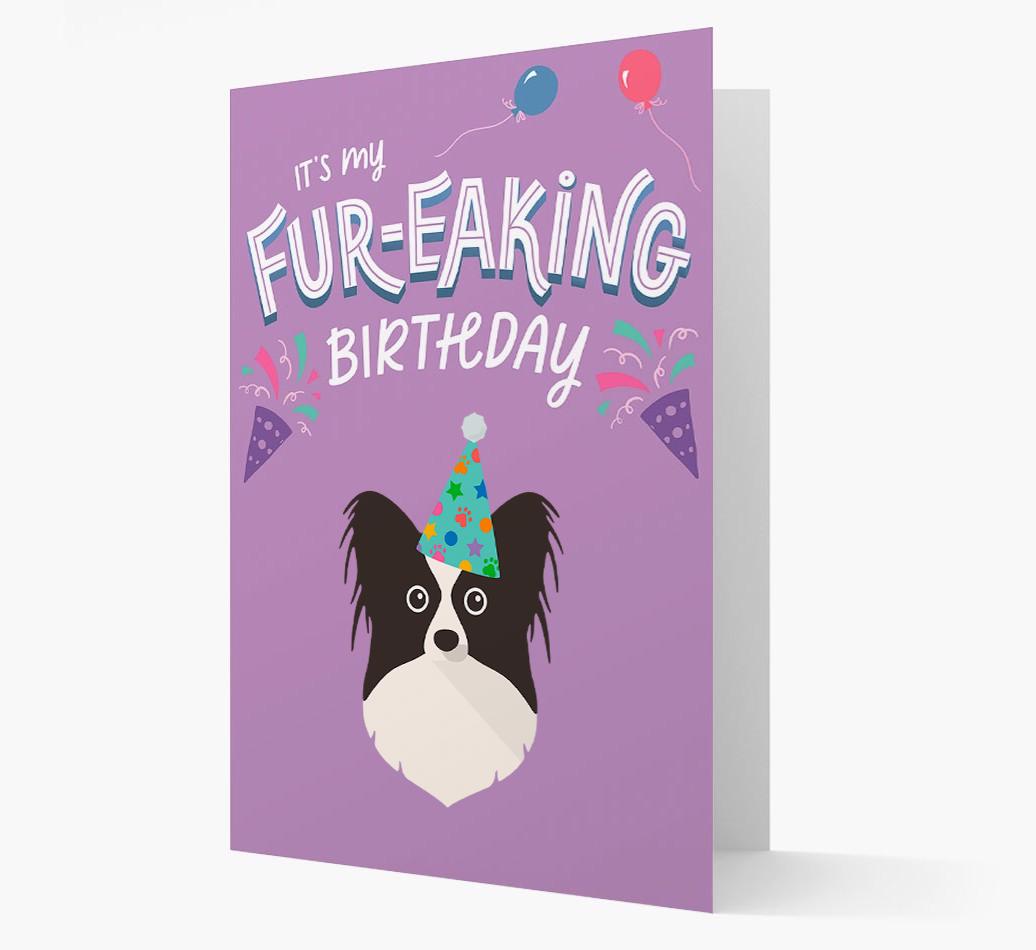 'It's My Fur-eaking Birthday': Personalized {breedFullName} Card