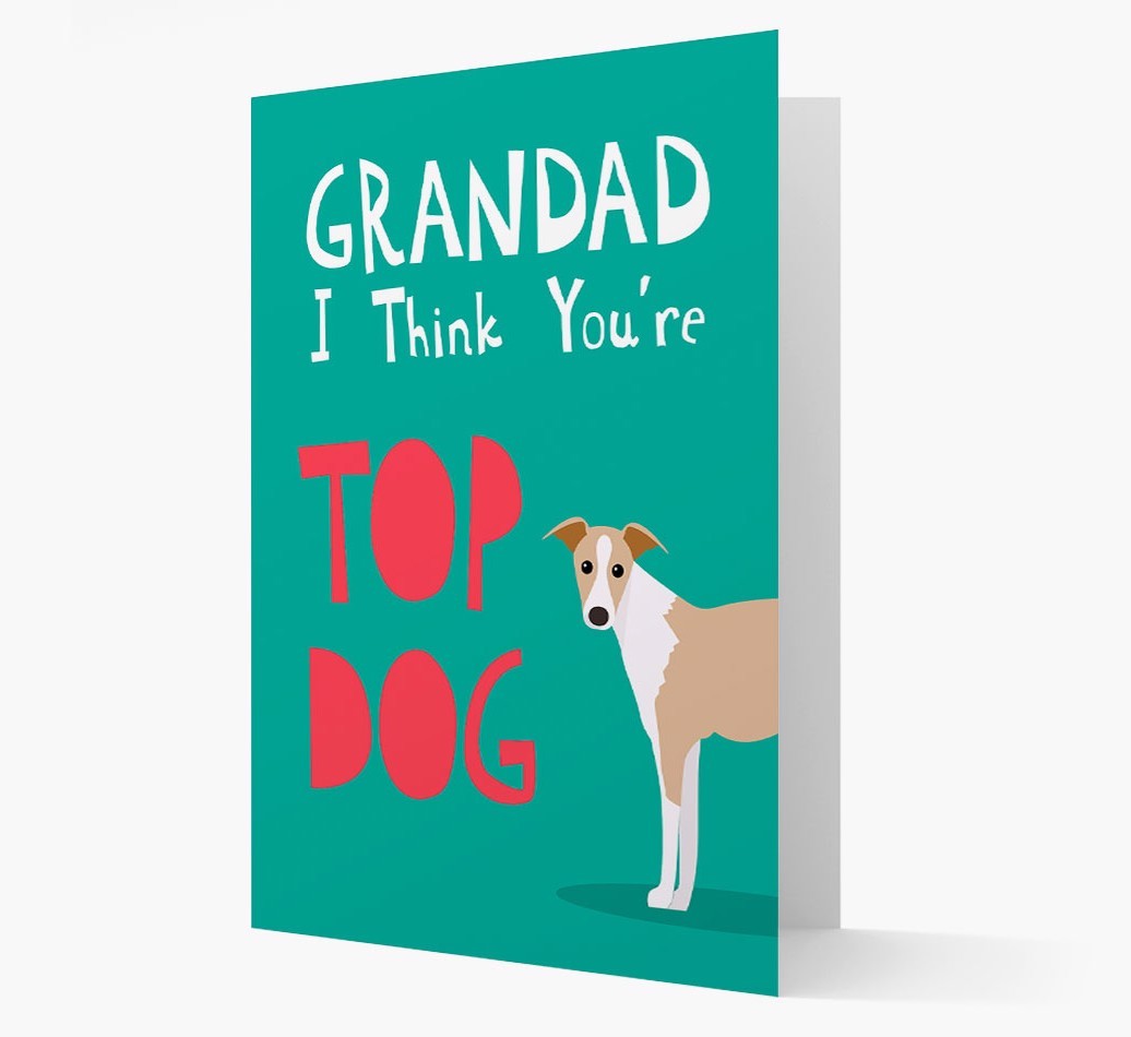 Grandad You're Top Dog: Personalised {breedFullName} Card