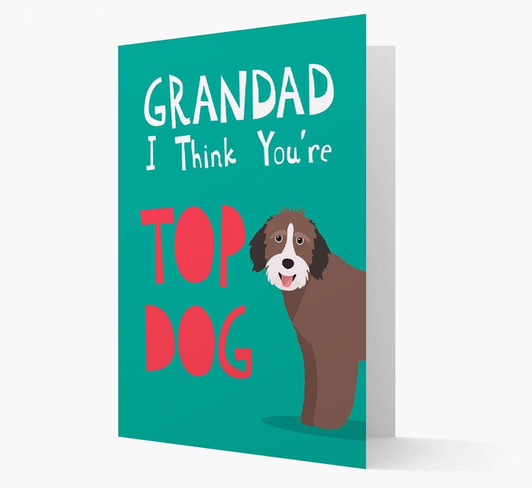 Grandad You're Top Dog: Personalised {breedFullName} Card