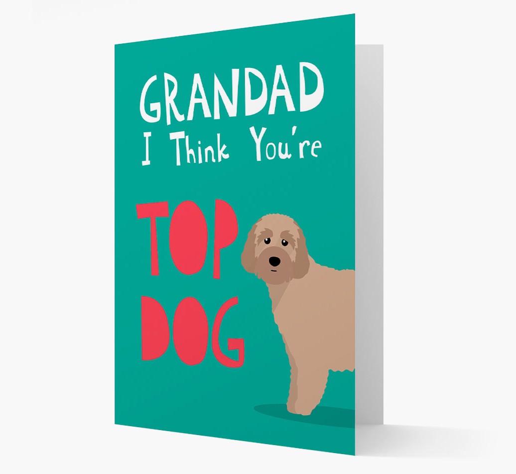 Grandad You're Top Dog: Personalised {breedFullName} Card