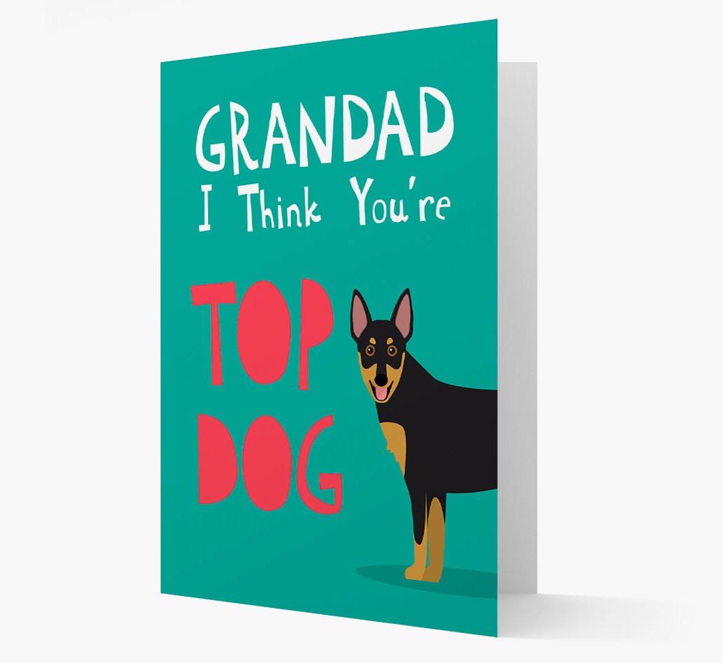 Grandad You're Top Dog: Personalised {breedFullName} Card