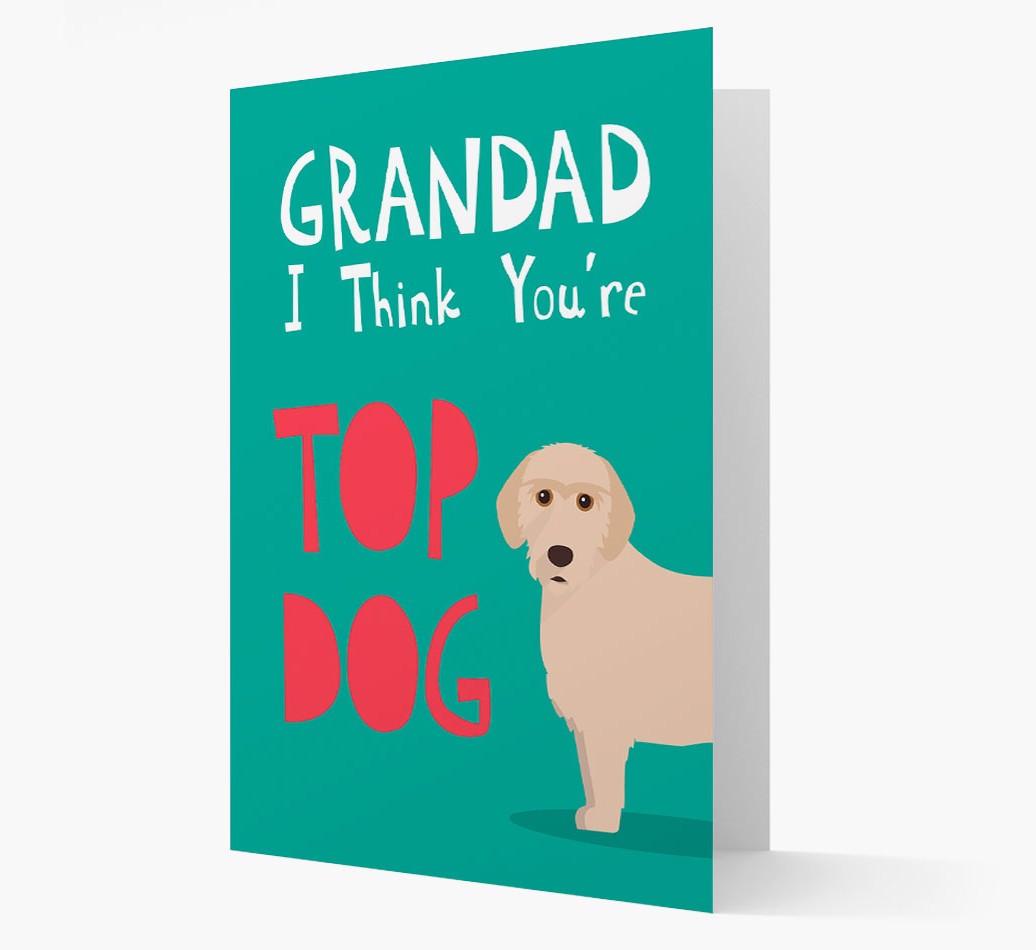Grandad You're Top Dog: Personalised {breedFullName} Card