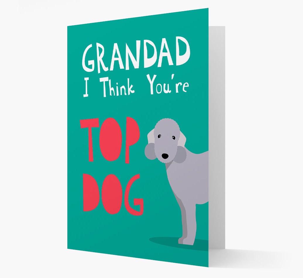 Grandad You're Top Dog: Personalised {breedFullName} Card