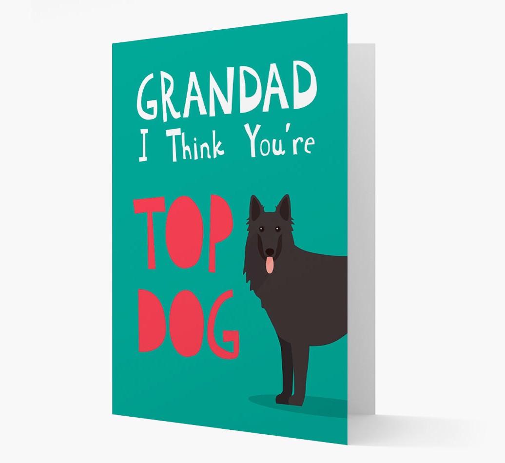 Grandad You're Top Dog: Personalised {breedFullName} Card