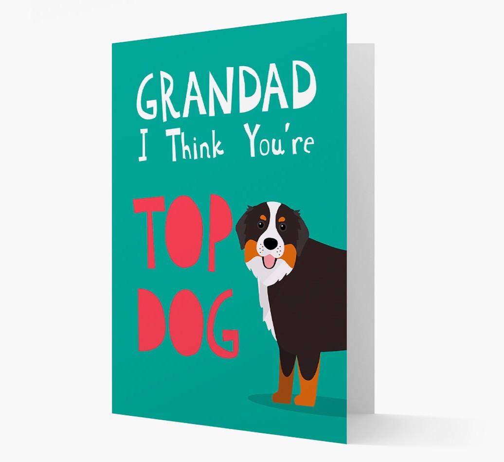 Grandad You're Top Dog: Personalised {breedFullName} Card