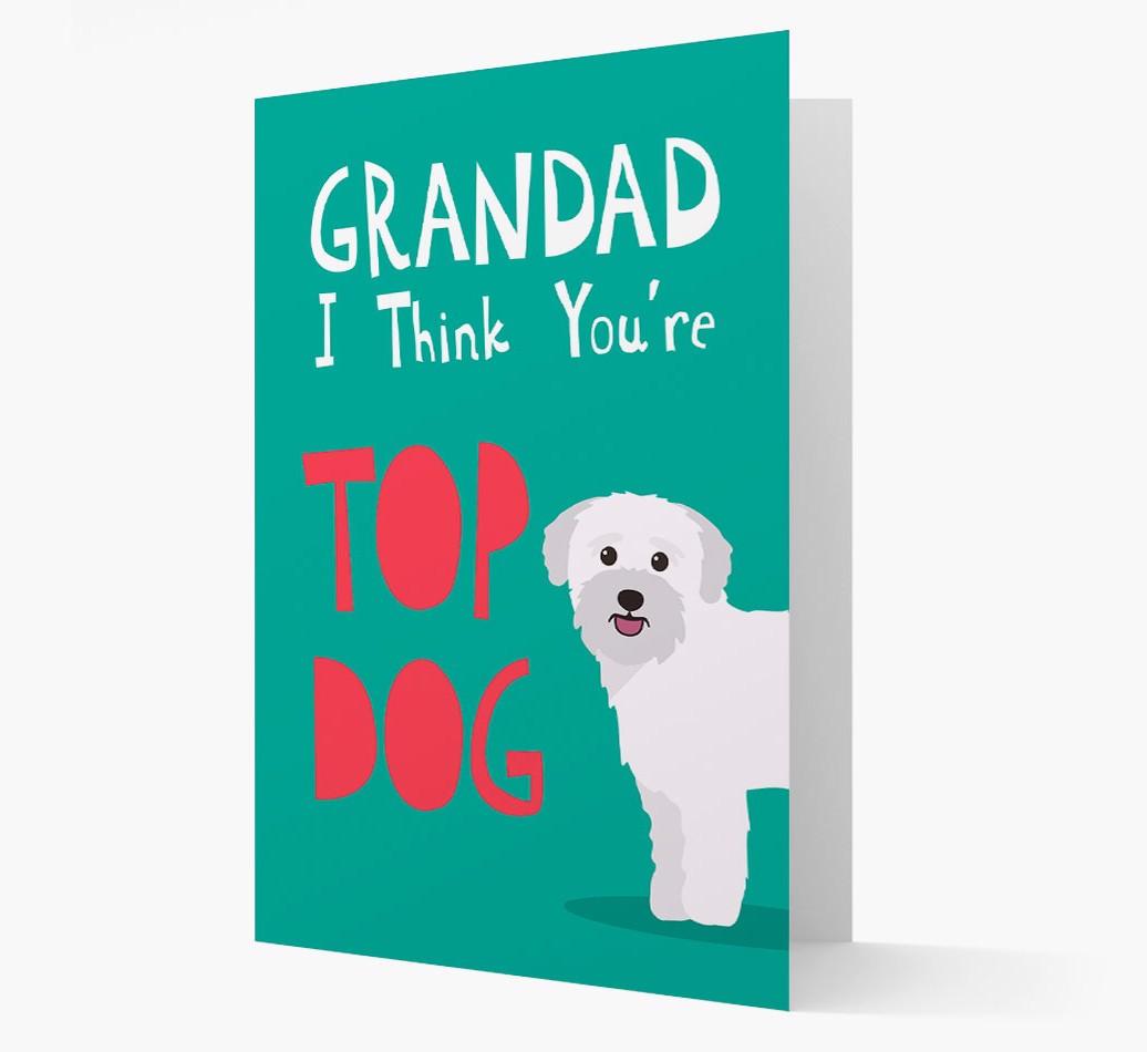 Grandad You're Top Dog: Personalised {breedFullName} Card