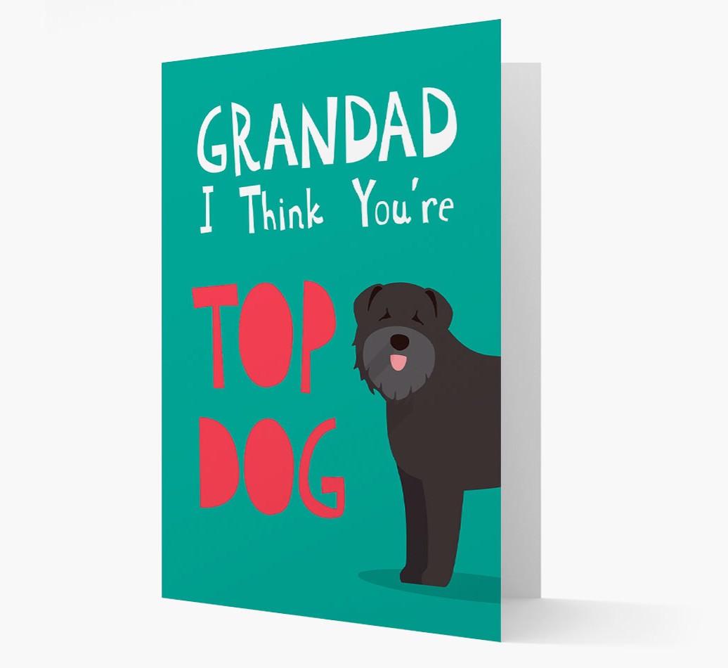 Grandad You're Top Dog: Personalised {breedFullName} Card