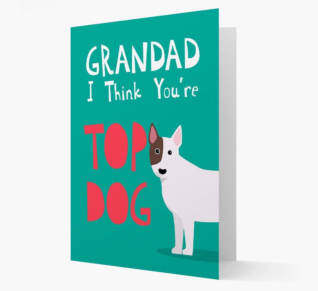 Grandad You're Top Dog: Personalised {breedFullName} Card