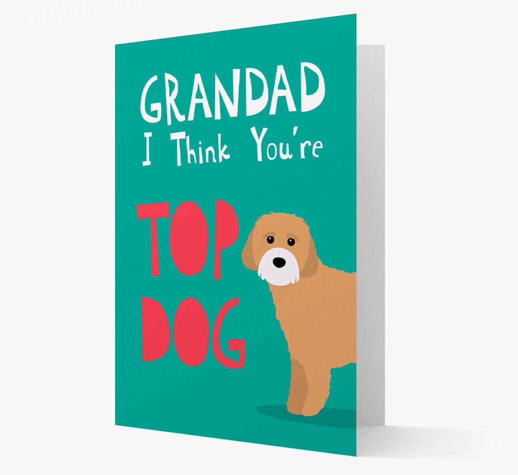 Grandad You're Top Dog: Personalised {breedFullName} Card