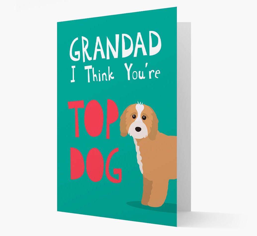 Grandad You're Top Dog: Personalised {breedFullName} Card