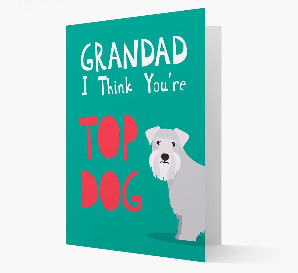 Grandad You're Top Dog: Personalised {breedFullName} Card