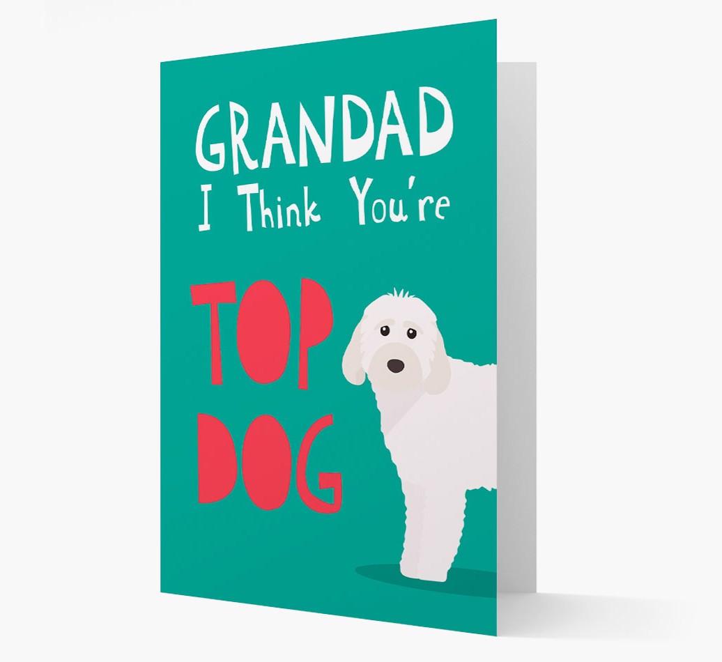 Grandad You're Top Dog: Personalised {breedFullName} Card
