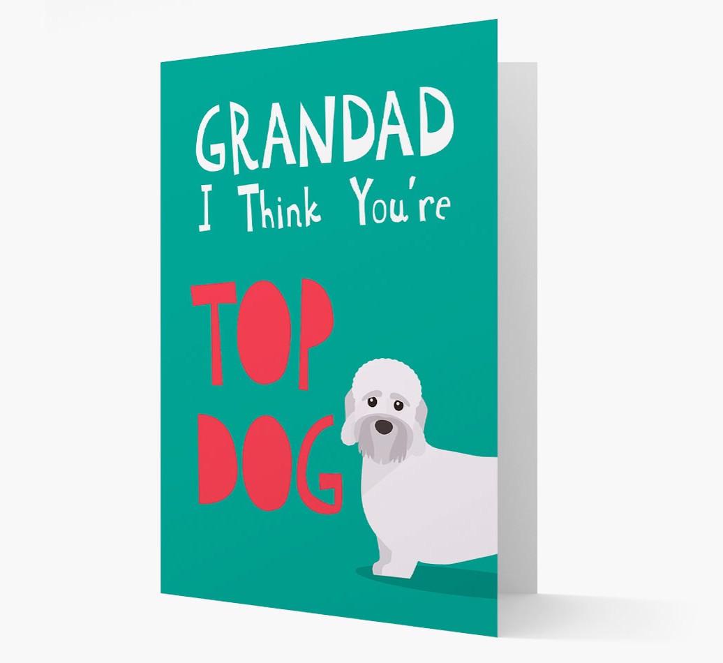Grandad You're Top Dog: Personalised {breedFullName} Card