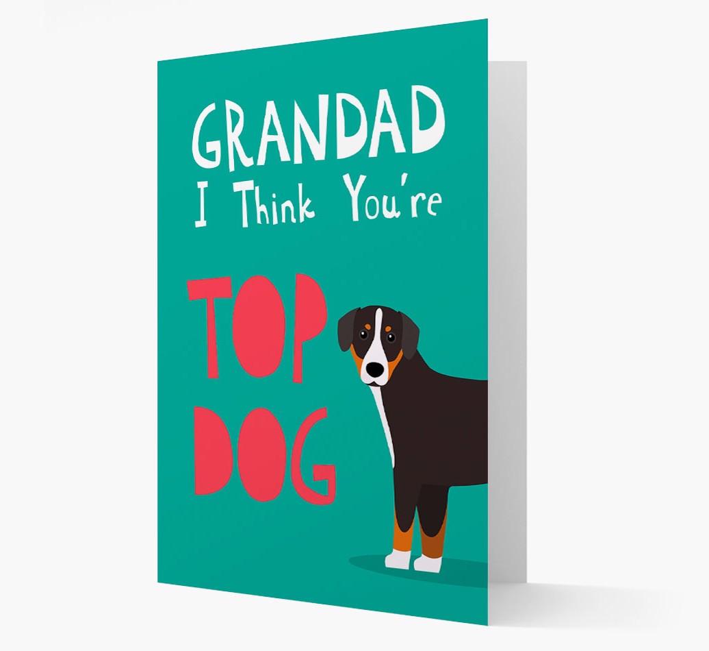 Grandad You're Top Dog: Personalised {breedFullName} Card