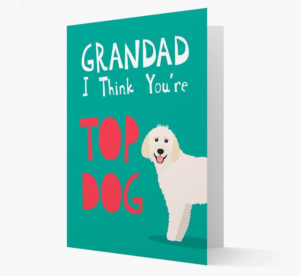 Grandad You're Top Dog: Personalised {breedFullName} Card