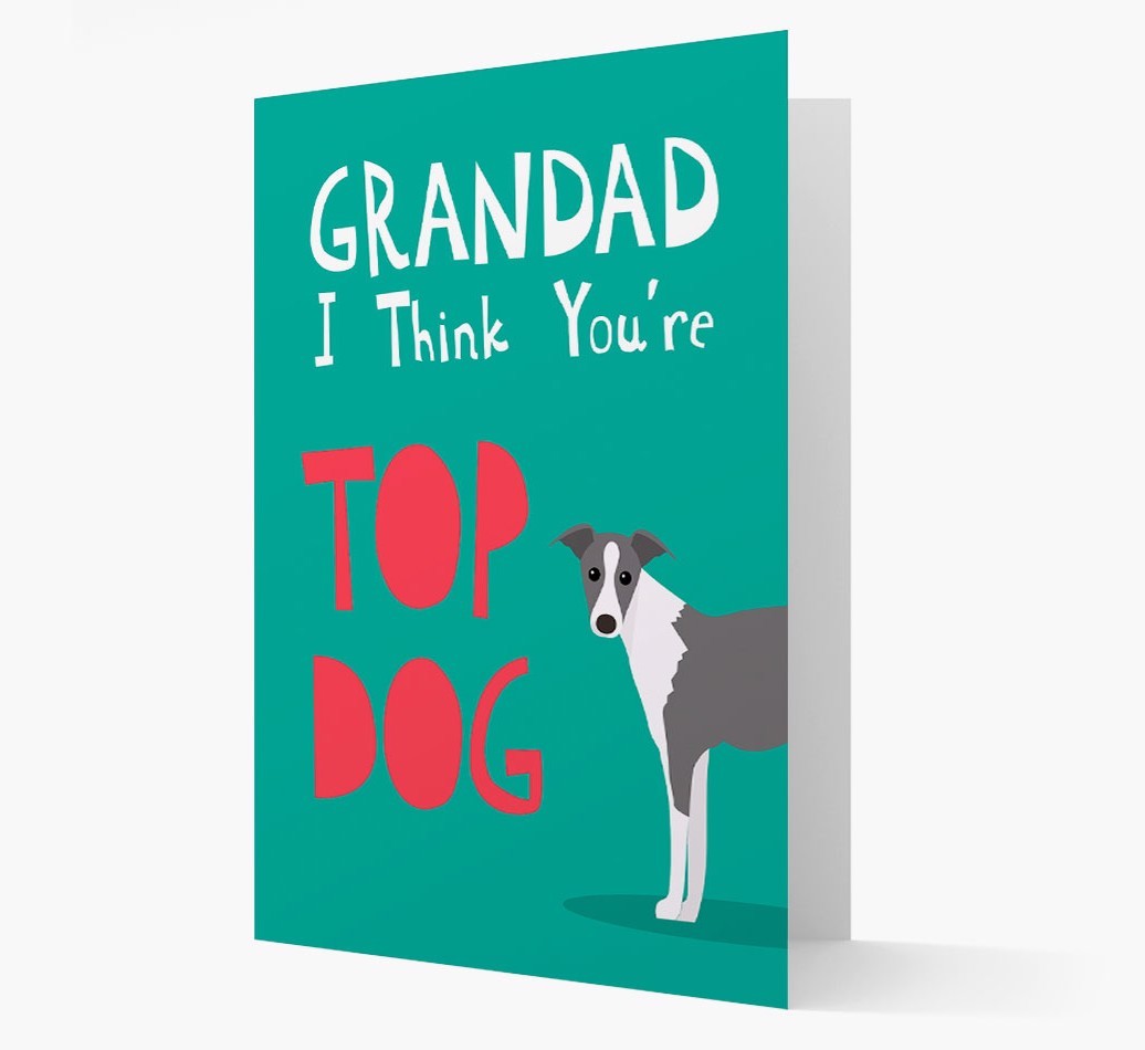 Grandad You're Top Dog: Personalised {breedFullName} Card