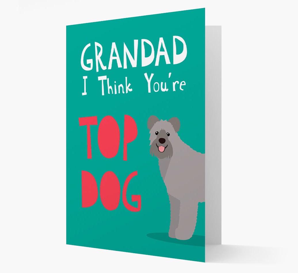 Grandad You're Top Dog: Personalised {breedFullName} Card