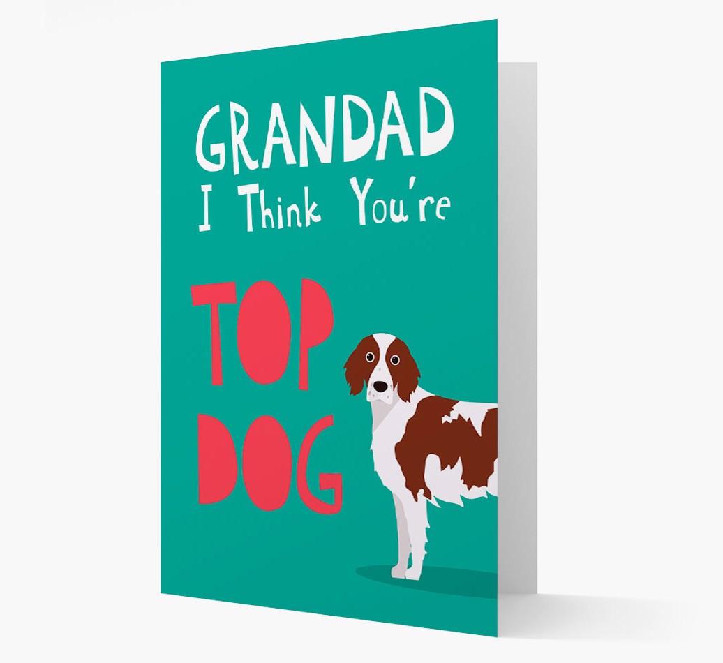 Grandad You're Top Dog: Personalised {breedFullName} Card