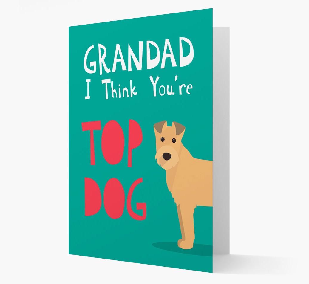 Grandad You're Top Dog: Personalised {breedFullName} Card