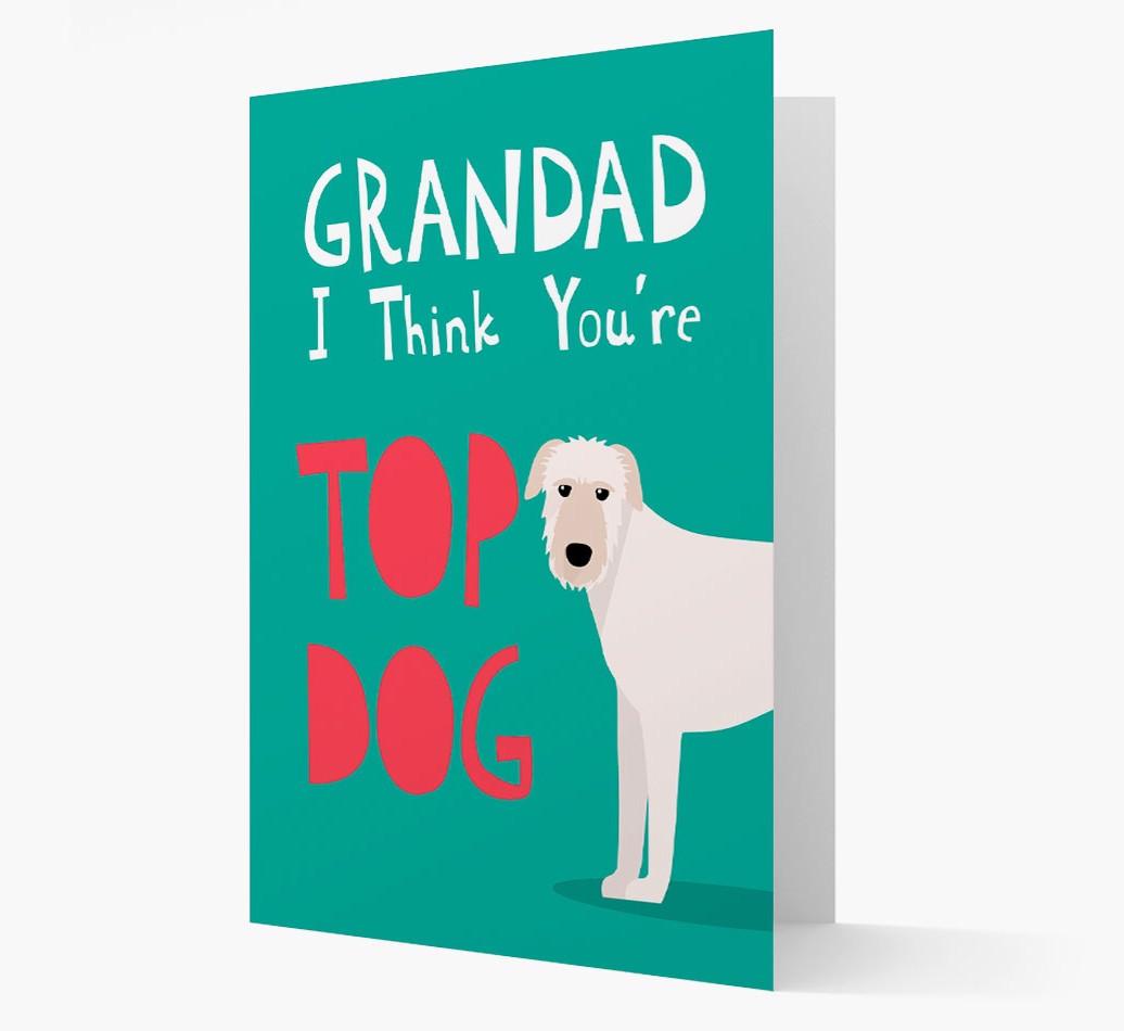 Grandad You're Top Dog: Personalised {breedFullName} Card