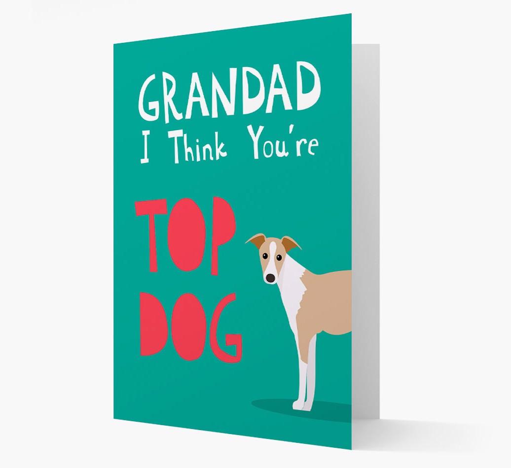 Grandad You're Top Dog: Personalised {breedFullName} Card