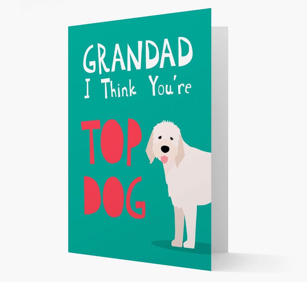Grandad You're Top Dog: Personalised {breedFullName} Card