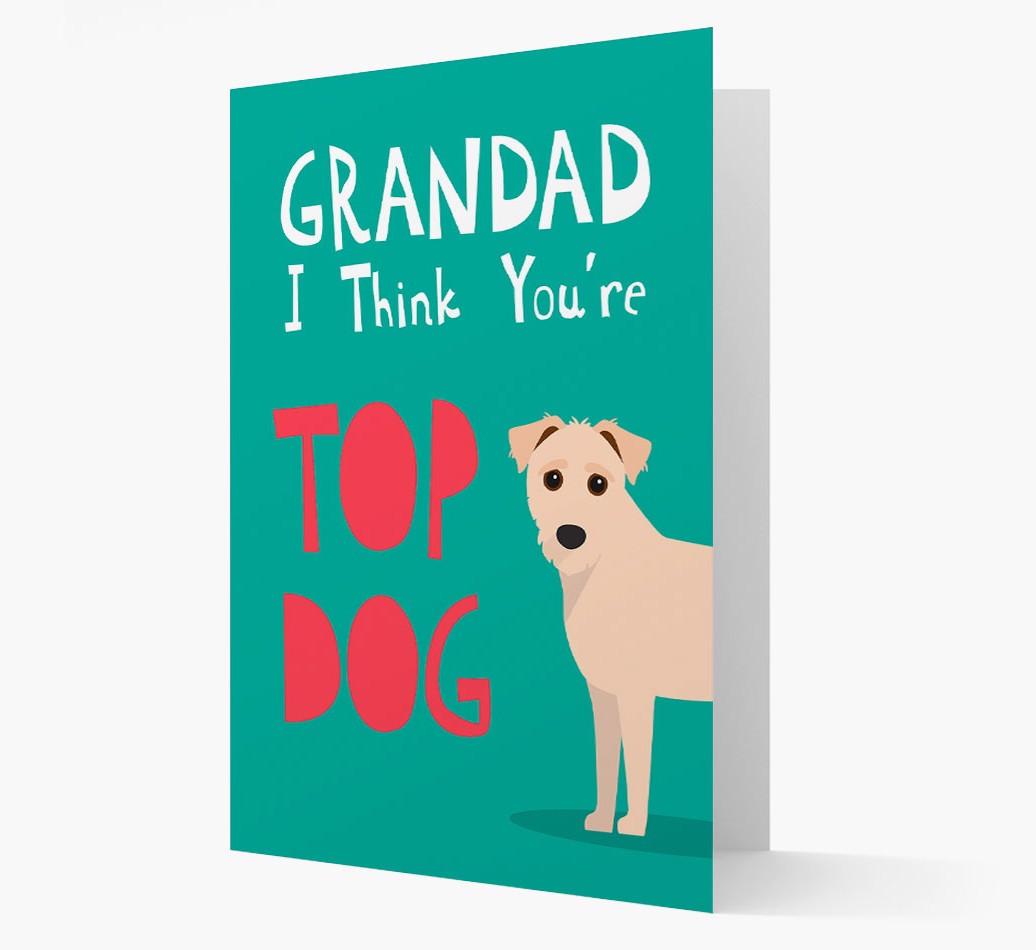Grandad You're Top Dog: Personalised {breedFullName} Card