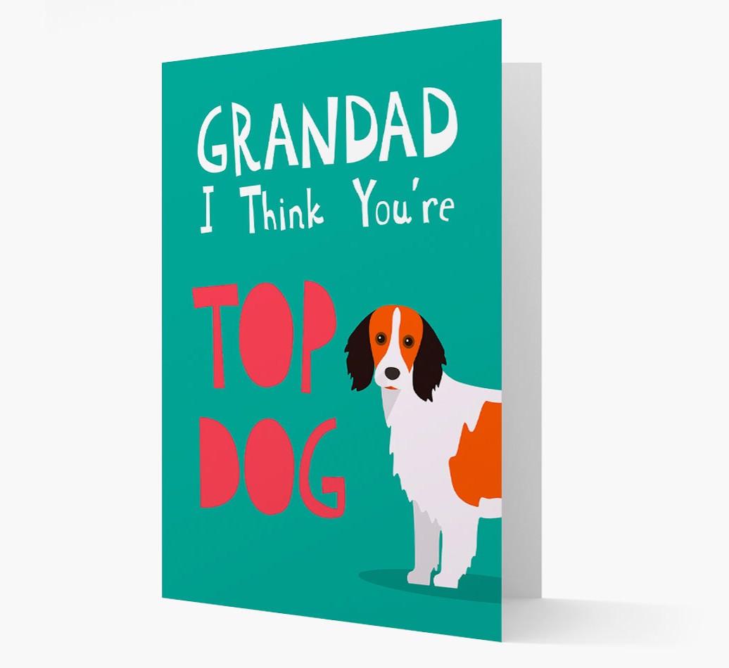 Grandad You're Top Dog: Personalised {breedFullName} Card