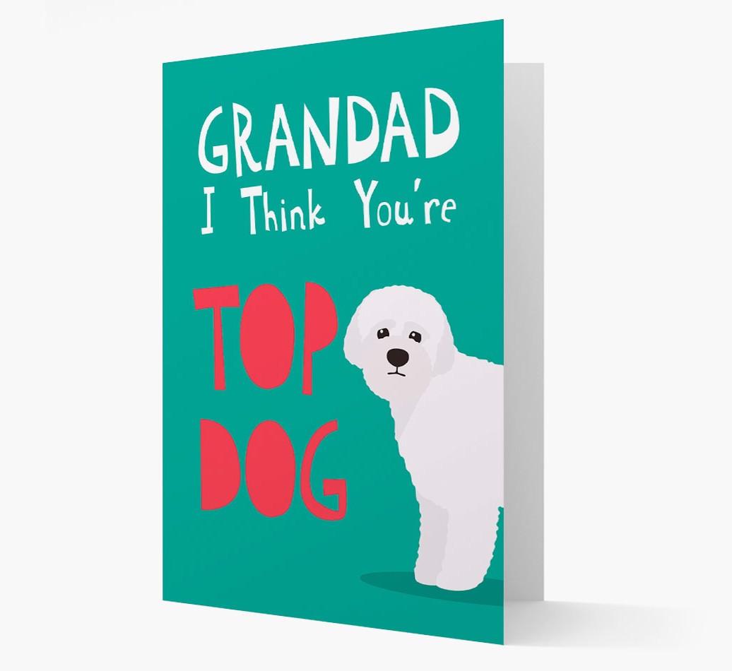 Grandad You're Top Dog: Personalised {breedFullName} Card