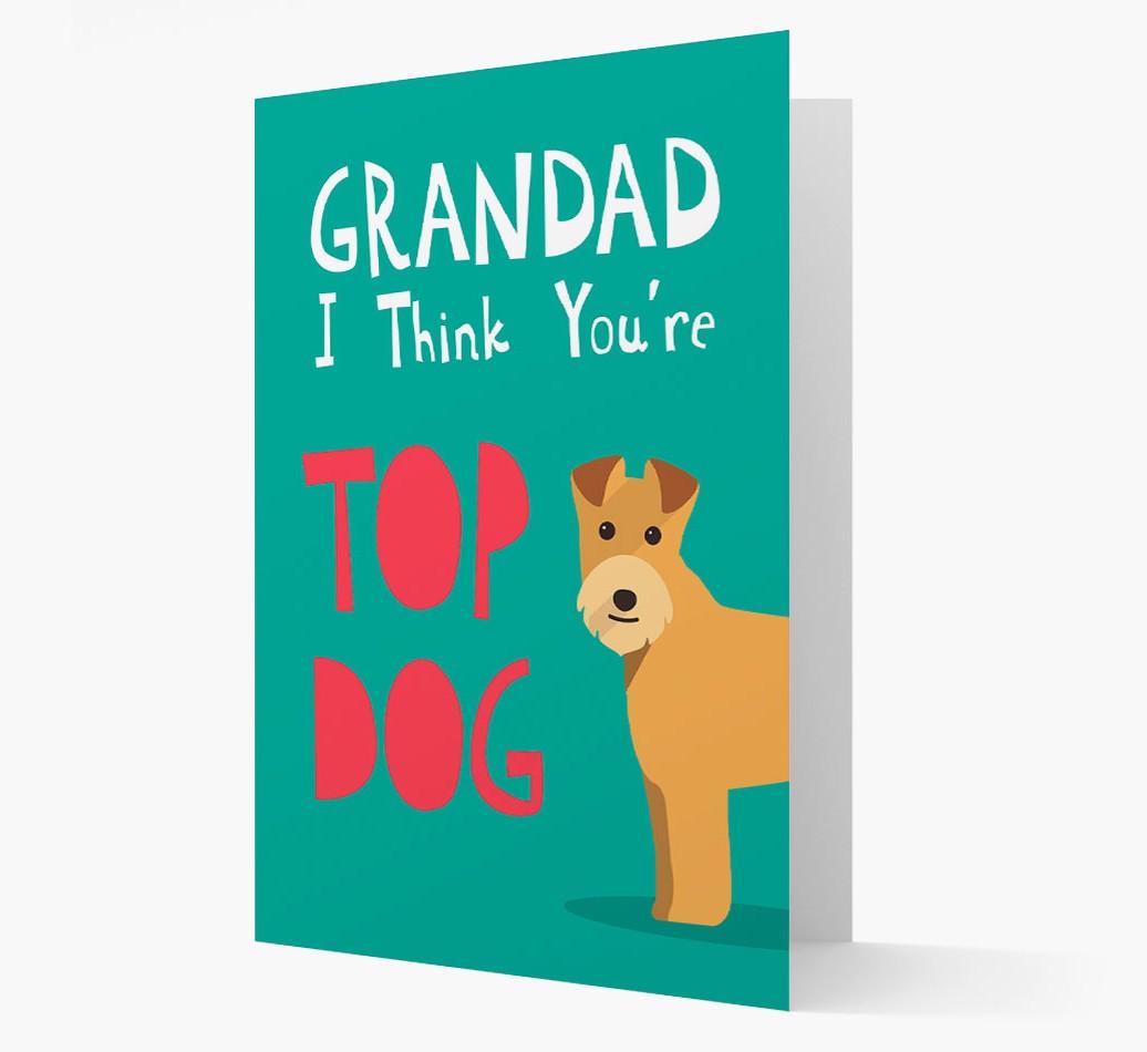 Grandad You're Top Dog: Personalised {breedFullName} Card